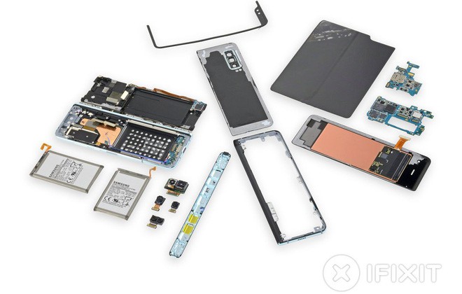 Mổ xẻ Galaxy Fold, iFixit phát hiện một lỗi thiết kế nghiêm trọng gây ra việc đột tử - Ảnh 1.