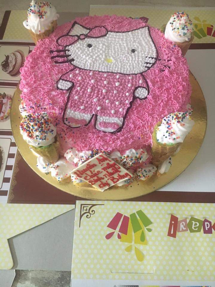 Hello Kitty Cô gái vui mừng đặt bánh sinh nhật nhưng hối hận nhận ra rằng bức ảnh chỉ mang tính chất minh họa - Ảnh 3.