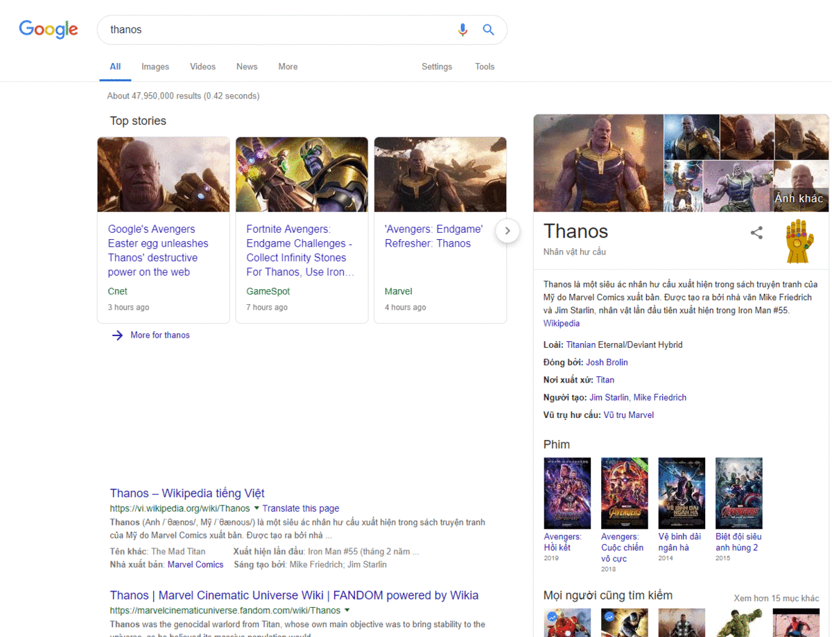 Thanos đang búng tay bay màu cả Google, vào mục sở thị ngay trước khi bốc hơi hết! - Ảnh 3.