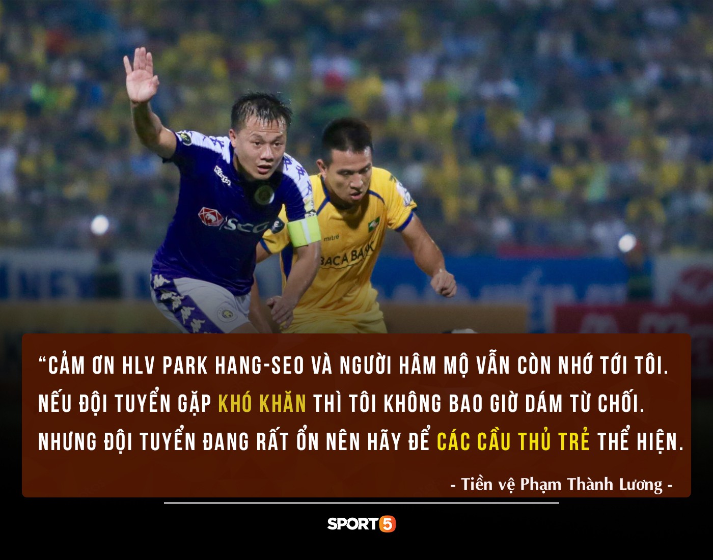 HLV Park mời Thành Lương quay lại đội tuyển Việt Nam và đây là câu trả lời của anh khiến người người cảm động - Ảnh 1.