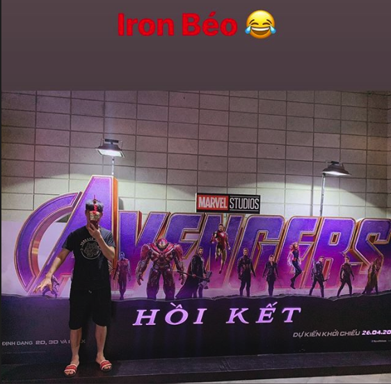 Duy Mạnh tự nhận là Iron béo sau khi xem Avengers: Hồi kết cùng người yêu - Ảnh 1.