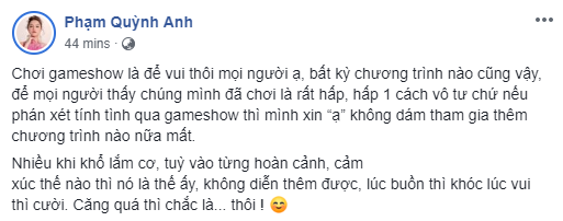 Phạm Quỳnh Anh bức xúc vì bị chê õng ẹo, chỉ lo đứng cười khi tham gia gameshow? - Ảnh 6.