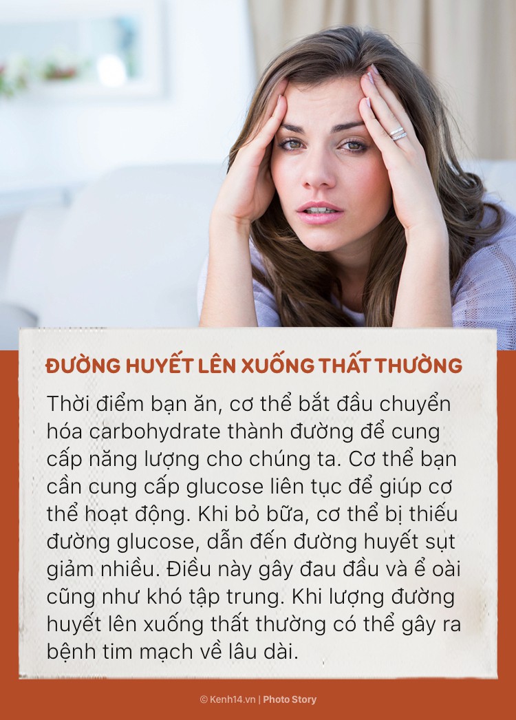 Bỏ bữa, ăn không đủ lại có những tác hại nguy hiểm tới sức khoẻ như thế này - Ảnh 1.