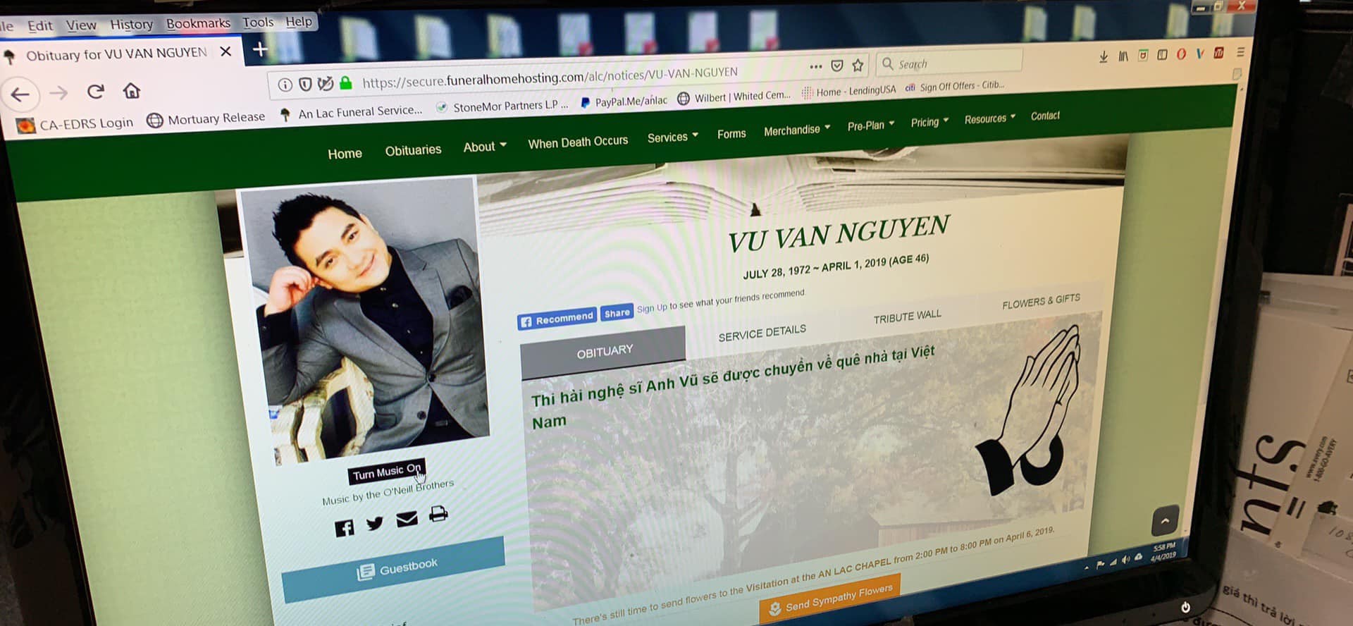 Thời gian tổ chức tang lễ tại Mỹ và đưa về Việt Nam an nghỉ của diễn viên Anh Vũ đã được thông báo - Ảnh 2. Thời gian tổ chức tang lễ tại Mỹ và đưa về Việt Nam an nghỉ của diễn viên Anh Vũ đã được thông báo - Ảnh 2.