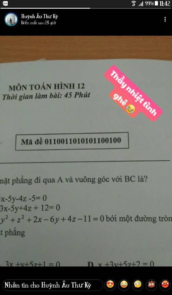 Khi thầy cô sở hữu IQ 200 làm mã đề thi: Chỉ thêm 1 dấu chấm, 1 dấu phẩy cũng khiến học sinh khóc thét - Ảnh 4.