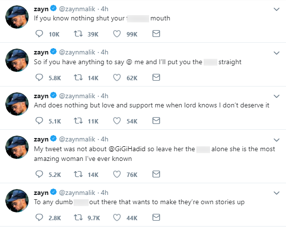 Hẹn hò trai lạ, Gigi Hadid bị chính bạn trai cũ Zayn Malik dằn mặt và chửi bới trên Twitter? - Ảnh 6.