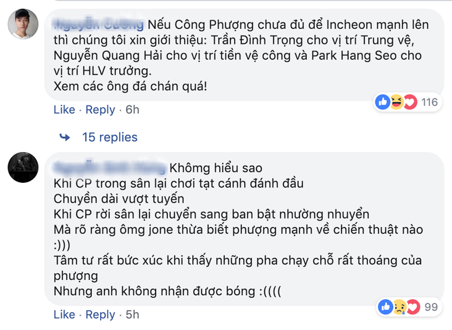 Fan Việt Nam phàn nàn vì Công Phượng phải một mình cân team ở Incheon United  - Ảnh 6.