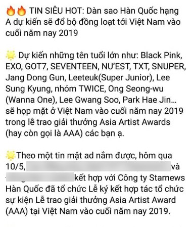 Tin nổi không: Lễ trao giải khủng xứ Hàn sắp tổ chức tại Việt Nam, hội tụ BLACKPINK, Jang Dong Gun và quân đoàn idol? - Ảnh 1.