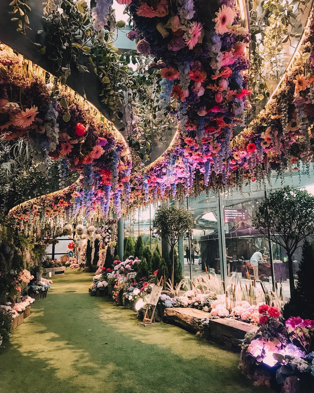 Sau Jewel Changi, Singapore lại có thêm “kỳ quan” vườn hoa treo khổng lồ khiến dân tình phải ngước lên “mỏi cả cổ” để ngắm nhìn - Ảnh 4. Sau Jewel Changi, Singapore lại có thêm “kỳ quan” vườn hoa treo khổng lồ khiến dân tình phải ngước lên “mỏi cả cổ” để ngắm nhìn - Ảnh 4.