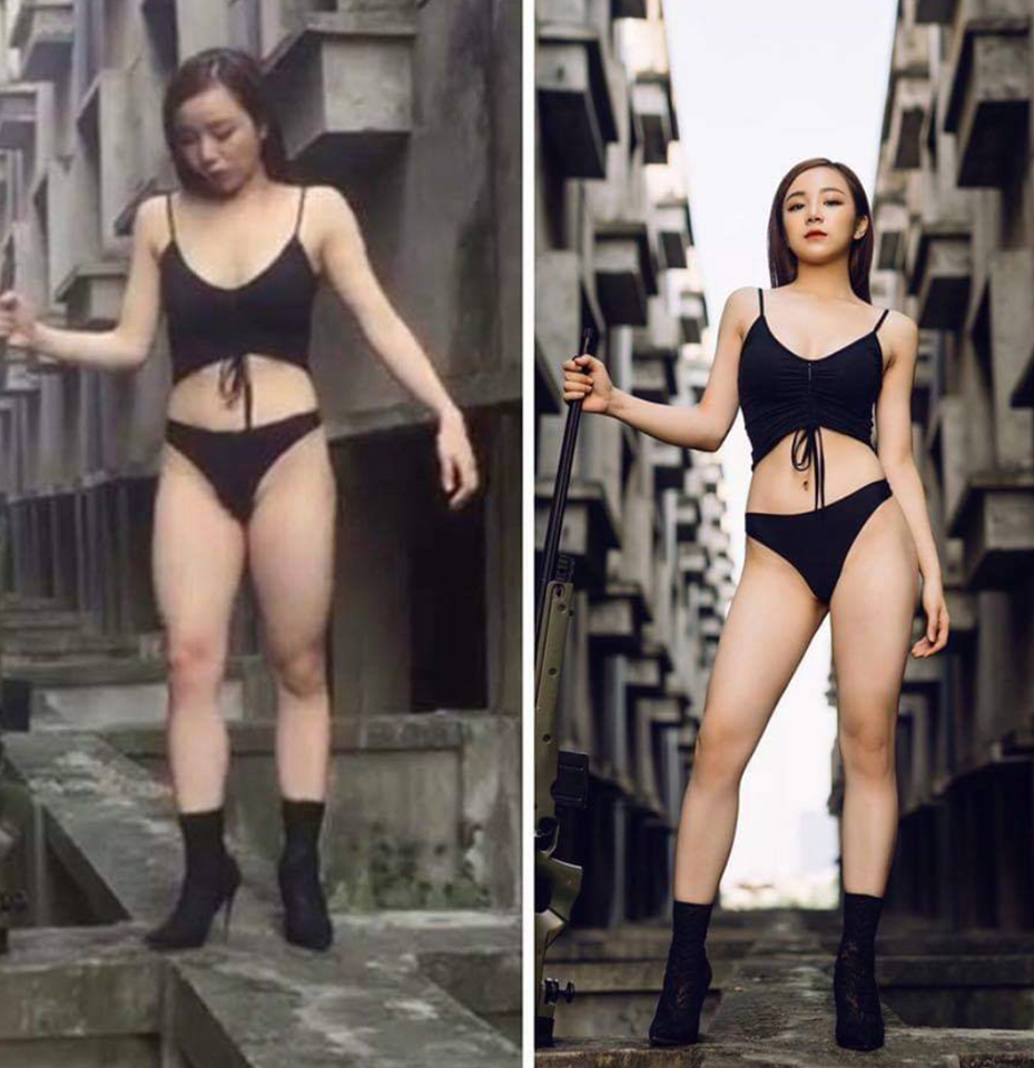 Loạt gái xinh Instagram có “siêu năng lực” biến cằm vuông thành nhọn, bóp méo cả cửa sắt để lấp đi khuyết điểm ngoại hình - Ảnh 15.