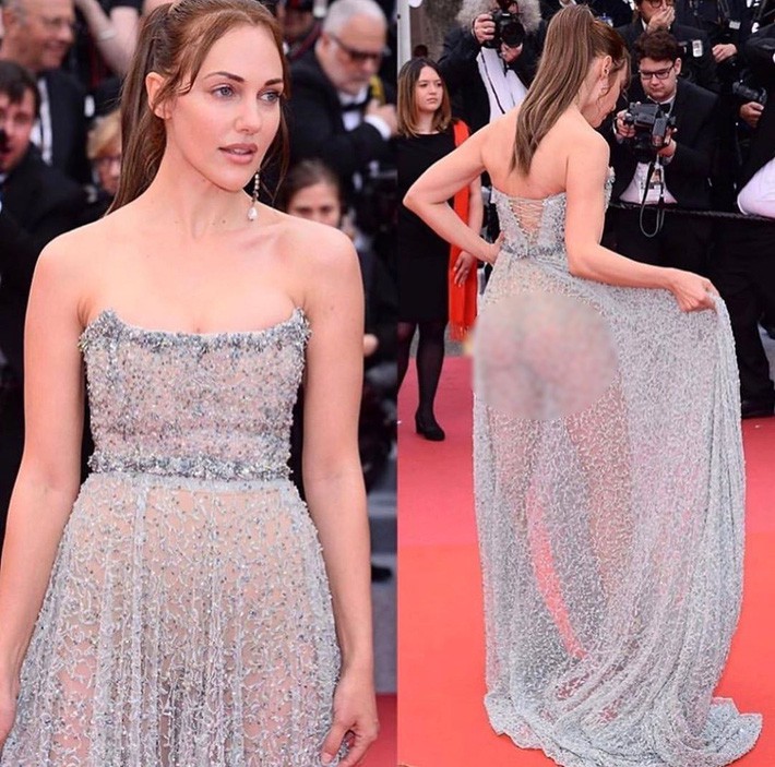 Ngay ngày khai mạc LHP Cannes 2019 đã có một người đẹp vô danh lộ nguyên cả bàn tọa trước bàn dân thiên hạ - Ảnh 3. Ngay ngày khai mạc LHP Cannes 2019 đã có một người đẹp vô danh lộ nguyên cả bàn tọa trước bàn dân thiên hạ - Ảnh 3.