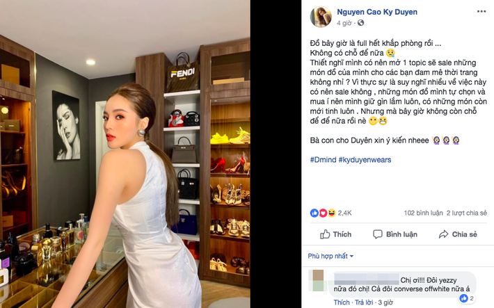 Sao Việt chất hàng hiệu đầy phòng làm gì? Mai Phương Thúy để trưng, Kỳ Duyên “lao tâm” thanh lý nhưng vẫn chưa vất vả bằng người cuối - Ảnh 4. Sao Việt chất hàng hiệu đầy phòng làm gì? Mai Phương Thúy để trưng, Kỳ Duyên “lao tâm” thanh lý nhưng vẫn chưa vất vả bằng người cuối - Ảnh 4.