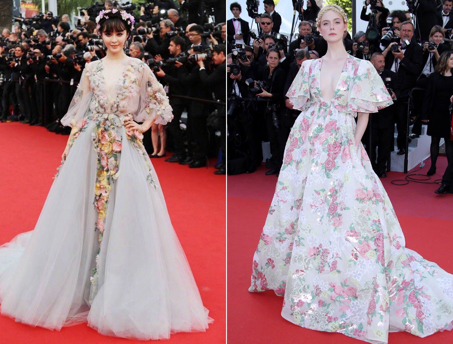 Elle Fanning thành tiên nữ đẹp hơn hoa tại Cannes, nhưng netizen xứ Trung lại chỉ nhớ đến “hoa tiên tử” Phạm Băng Băng ngày nào - Ảnh 10. Elle Fanning thành tiên nữ đẹp hơn hoa tại Cannes, nhưng netizen xứ Trung lại chỉ nhớ đến “hoa tiên tử” Phạm Băng Băng ngày nào - Ảnh 10.