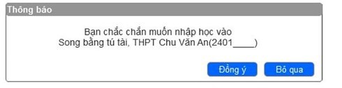 Cách thức xác nhận nhập học trực tuyến vào lớp 10 tại Hà Nội - Ảnh 4.