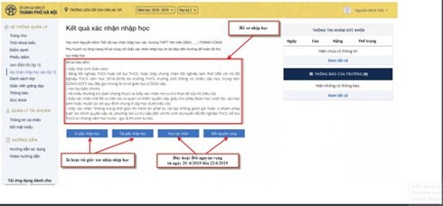 Cách thức xác nhận nhập học trực tuyến vào lớp 10 tại Hà Nội - Ảnh 5.