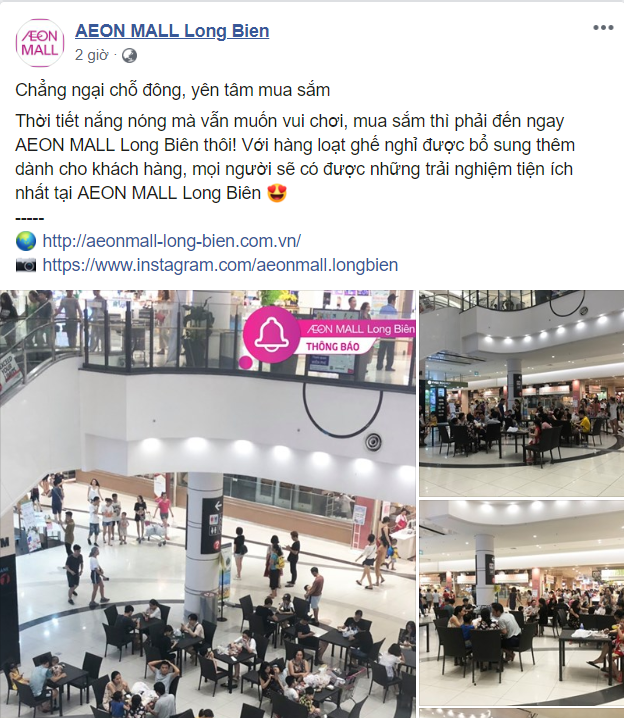 Nhiều người Hà Nội vào nằm ngồi la liệt để tránh nóng, Aeon Mall lập tức bổ sung thêm bàn ghế để phục vụ khách hàng - Ảnh 2.