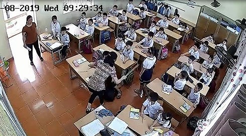 Hải Phòng: Chính thức buộc thôi việc cô giáo đánh nhiều học sinh trong giờ kiểm tra - Ảnh 1.
