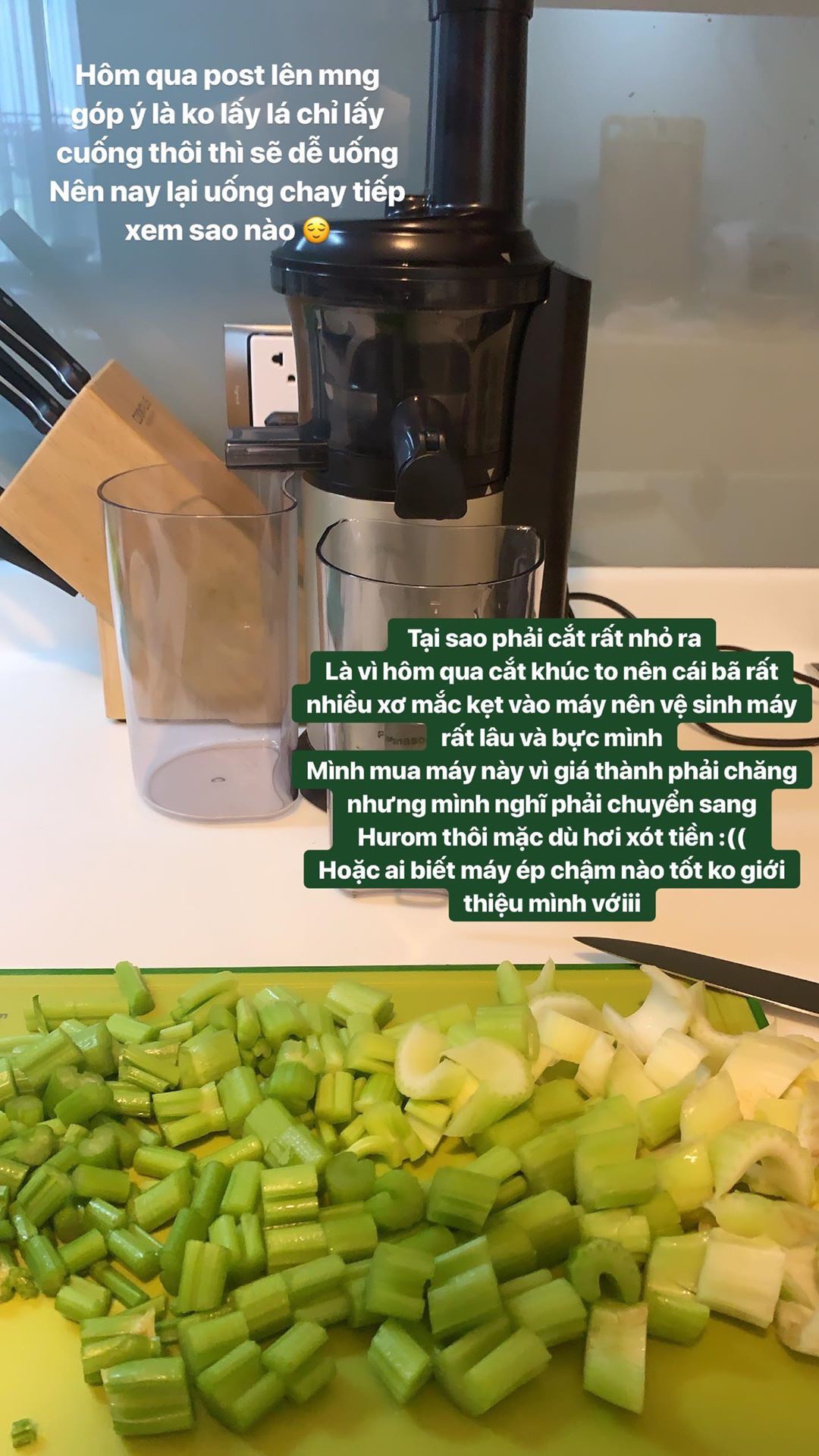 Salim nhập hội uống nước ép cần tây: đây là những trải nghiệm rất chân thực từ cô nàng - Ảnh 7.