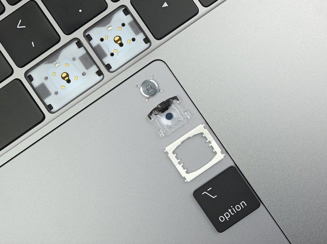 iFixit: Apple thay đổi cực nhỏ nhưng tinh tế với bàn phím của MacBook Pro 2019, vẫn bị đánh giá là khó sửa chữa - Ảnh 1.