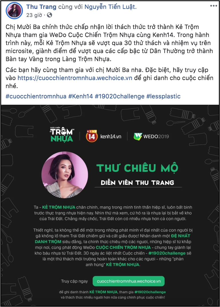 Cuộc chiến trộm nhựa hot lên từng giờ: Đỗ Mỹ Linh, Lan Khuê cùng hàng loạt nghệ sĩ đình đám xác nhận tham gia! - Ảnh 6. Cuộc chiến trộm nhựa hot lên từng giờ: Đỗ Mỹ Linh, Lan Khuê cùng hàng loạt nghệ sĩ đình đám xác nhận tham gia! - Ảnh 6.