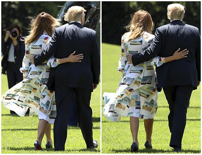 Hết thời bị vợ phũ ph&agrave;ng hất tay, Tổng thống Trump g&acirc;y sốt với loạt khoảnh khắc t&igrave;nh bể b&igrave;nh c&ugrave;ng bạn đời trong chuyến thăm Nhật Bản - Ảnh 1.