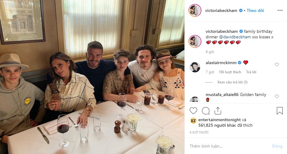 David Beckham và gia đình đón sinh nhật ấm cúng, nhan sắc xinh đẹp của bé út Harper Beckham đặc biệt gây chú ý - Ảnh 4. David Beckham và gia đình đón sinh nhật ấm cúng, nhan sắc xinh đẹp của bé út Harper Beckham đặc biệt gây chú ý - Ảnh 4.