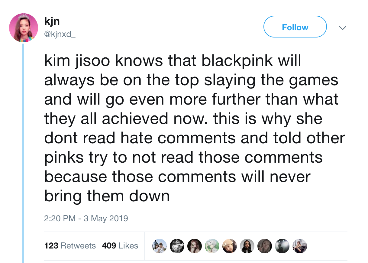 BLACKPINK có bị ảnh hưởng bởi các bình luận chỉ trích trong thời gian qua hay không, đây là câu trả lời cực cool của Jisoo! - Ảnh 2. BLACKPINK có bị ảnh hưởng bởi các bình luận chỉ trích trong thời gian qua hay không, đây là câu trả lời cực cool của Jisoo! - Ảnh 2.