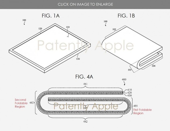 Apple được cấp bằng sáng chế iPhone màn hình gập, có thể ra mắt cuối năm 2020 - Ảnh 1.