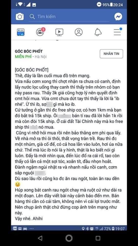 Cú phốt hài nhất 2019: Nữ sinh viên lên mạng đăng ảnh bán lại rổ rau có 3 nghìn nhưng bị bóc là dùng ảnh mạng  - Ảnh 3.