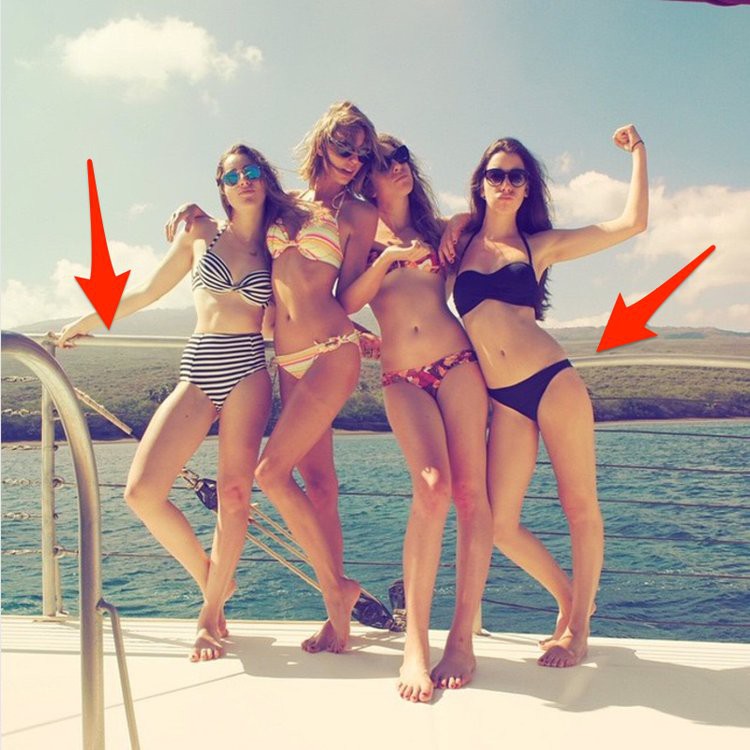 Top 10 ảnh Photoshop fail toàn tập của sao: Có người teo nửa bụng, nóng nhất vẫn là hội chị em Kardashian - Ảnh 6. Top 10 ảnh Photoshop fail toàn tập của sao: Có người teo nửa bụng, nóng nhất vẫn là hội chị em Kardashian - Ảnh 6.