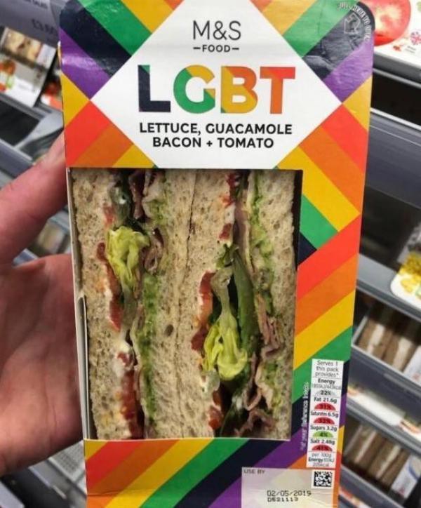 Marks & Spencer bị chỉ trích khi ra mắt loại sandwich cầu vồng dành riêng cho LGBT - Ảnh 3.