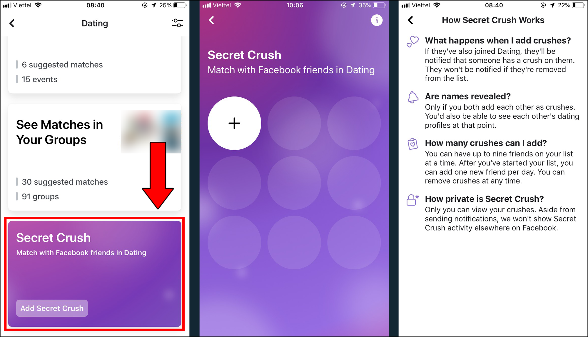 Facebook Secret Crush đã có mặt, dân chơi Dating mở phát biết ngay để làm gì - Ảnh 1. Facebook Secret Crush đã có mặt, dân chơi Dating mở phát biết ngay để làm gì - Ảnh 1.
