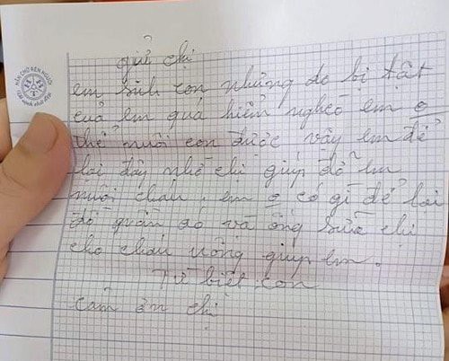 Mẹ bế con gửi cho người lạ rồi bỏ đi: Hé lộ lá thư tay xót xa của người mẹ - Ảnh 3.