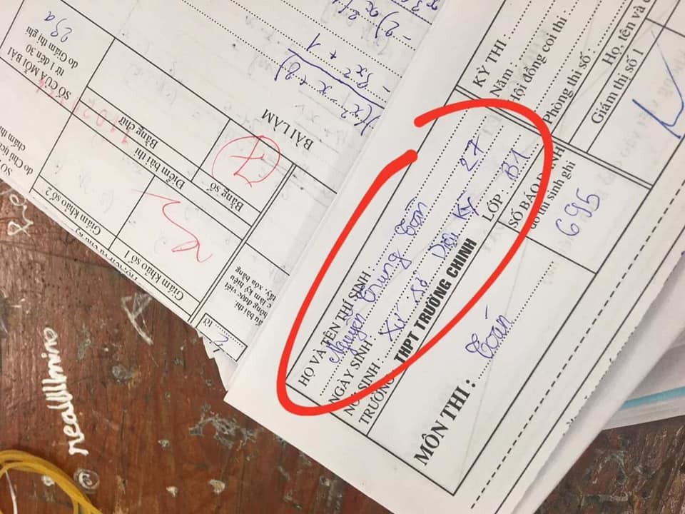 Tổng hợp những tình huống mất não của học sinh trong phòng thi, run đến nỗi quên luôn tên mình! - Ảnh 1. Tổng hợp những tình huống mất não của học sinh trong phòng thi, run đến nỗi quên luôn tên mình! - Ảnh 1.