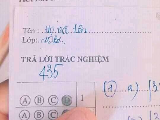 Tổng hợp những tình huống mất não của học sinh trong phòng thi, run đến nỗi quên luôn tên mình! - Ảnh 4.