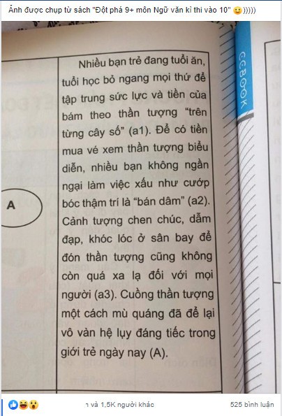 Sách tham khảo môn Văn viết fan K-Pop “bán dâm” để kiếm tiền mua vé concert khiến dân mạng phẫn nộ tột độ - Ảnh 2.