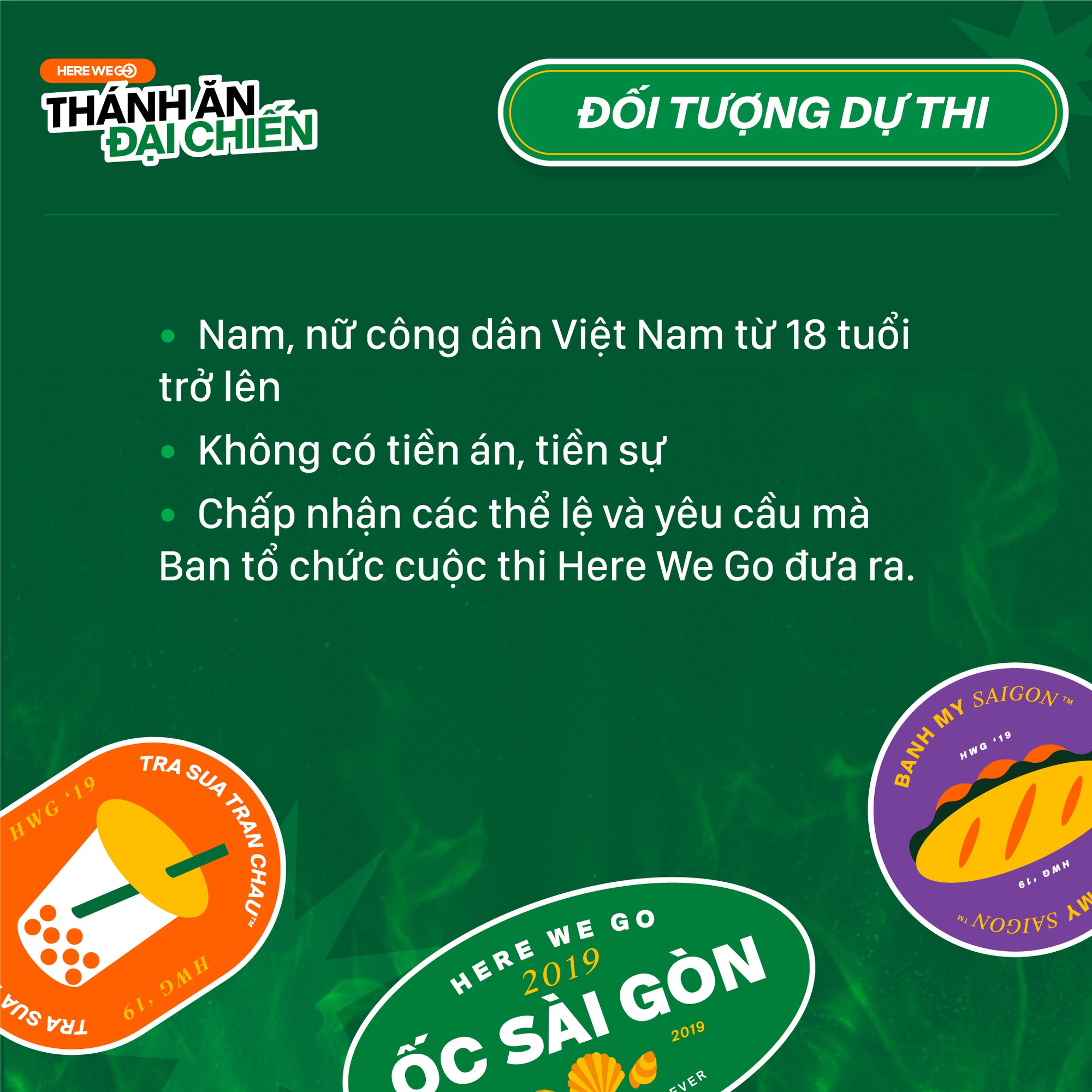 Cuộc chiến thánh ăn đã chính thức bắt đầu: Here We Go 2019 khởi động với tổng giá trị giải thưởng lên tới 600 triệu - Ảnh 2. Cuộc chiến thánh ăn đã chính thức bắt đầu: Here We Go 2019 khởi động với tổng giá trị giải thưởng lên tới 600 triệu - Ảnh 2.
