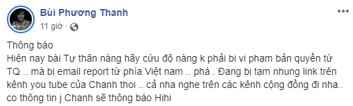 Mới vừa ra mắt, phiên bản Độ ta không độ nàng của Phương Thanh đã bị report lên bờ xuống ruộng! - Ảnh 1.