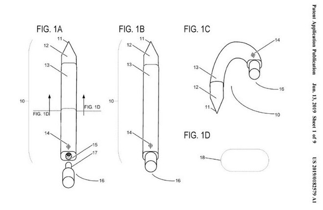 Microsoft có thể làm ra bút cảm ứng dạng dẻo, kiêm luôn uốn cong thành tai nghe không dây - Ảnh 2.