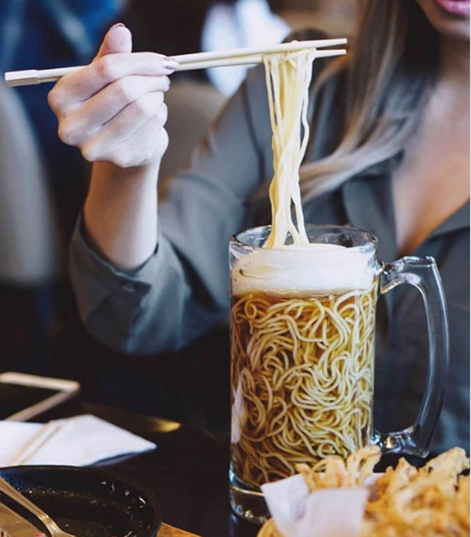 Không chỉ có bia trân châu kỳ dị mới xuất hiện, từng có món mì ramen trong bia cũng khiến dân tình kinh ngạc - Ảnh 12.