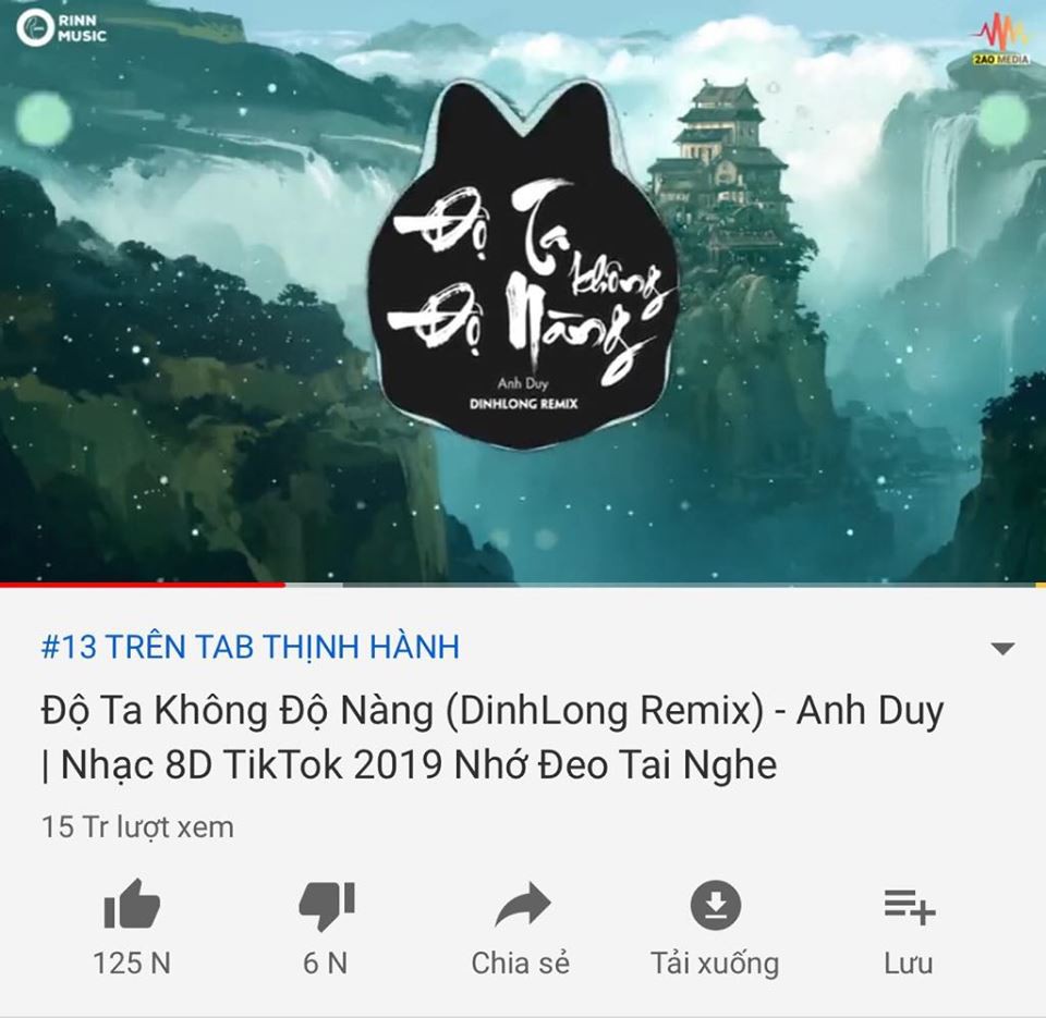 13 phiên bản trải hết trending Youtube, cơn bão Độ ta không độ nàng chưa hề có dấu hiệu suy giảm - Ảnh 5. 13 phiên bản trải hết trending Youtube, cơn bão Độ ta không độ nàng chưa hề có dấu hiệu suy giảm - Ảnh 5.