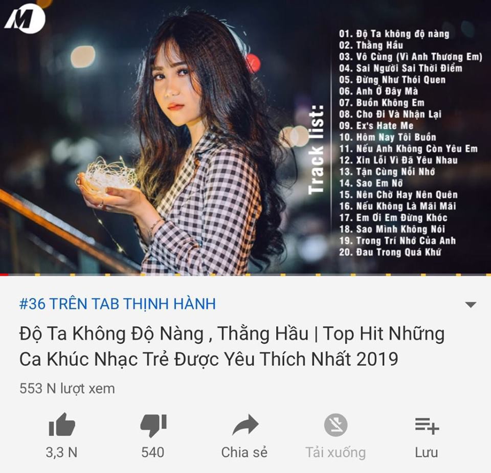 13 phiên bản trải hết trending Youtube, cơn bão Độ ta không độ nàng chưa hề có dấu hiệu suy giảm - Ảnh 9. 13 phiên bản trải hết trending Youtube, cơn bão Độ ta không độ nàng chưa hề có dấu hiệu suy giảm - Ảnh 9.