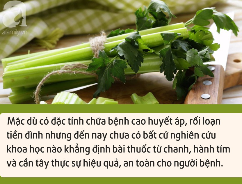 Hỗn hợp từ cần tây, hành và chanh giúp trị cao huyết áp, đánh bay rối loạn tiền đình: Chuyên gia nói gì? - Ảnh 2. Hỗn hợp từ cần tây, hành và chanh giúp trị cao huyết áp, đánh bay rối loạn tiền đình: Chuyên gia nói gì? - Ảnh 2.