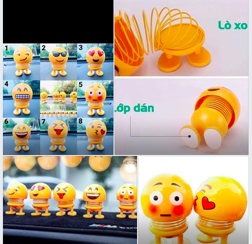 Binh đoàn thú nhún Emoji lò xo chính thức xâm chiếm trái đất: ai cũng gắn lên xe, order ở đâu cũng bảo cháy hàng? - Ảnh 1.