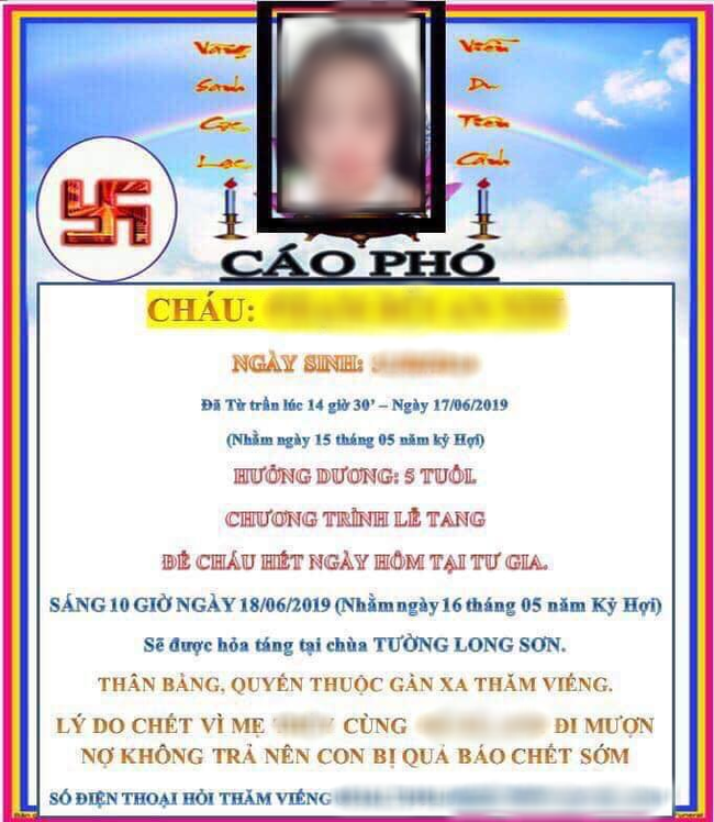 Luật sư nhận định việc b&eacute; g&aacute;i 5 tuổi bị gh&eacute;p ảnh v&agrave;o c&aacute;o ph&oacute; để đ&ograve;i nợ l&agrave; h&agrave;nh vi x&uacute;c phạm danh dự trẻ em, c&oacute; thể bị xử l&yacute; - Ảnh 2.