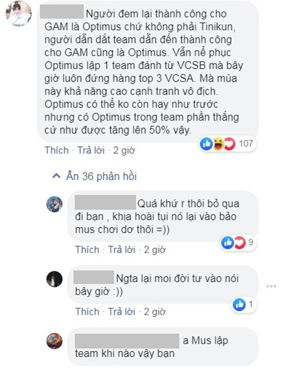 LMHT: Thảm bại trong ngày ra mắt, cộng đồng mạng tranh luận cho rằng GAM chẳng là gì nếu không có Optimus - Ảnh 2.