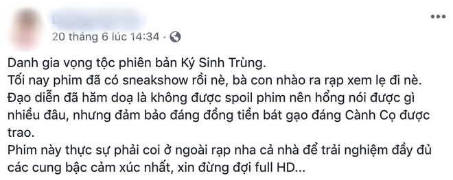 Phim Hàn Kí Sinh Trùng chiếm spotlight MXH, người Việt kháo nhau: Xem nhanh kẻo bị SPOIL là banh! - Ảnh 7.