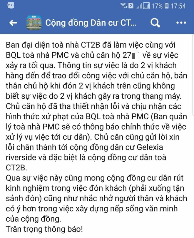 Clip sốc: 2 người phụ nữ nghi dùng mũ bảo hiểm che camera để tiểu bậy ngay trong thang máy chung cư ở Hà Nội - Ảnh 5.