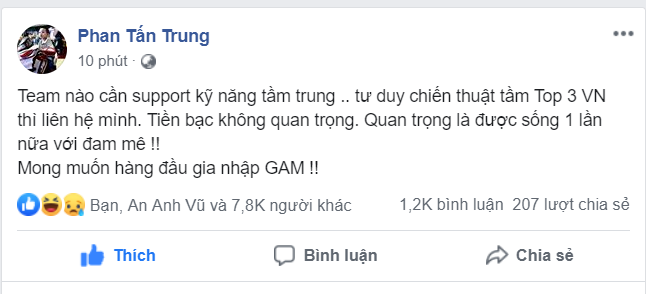 Chứng kiến GAM Esports liên tiếp thất bại, Thầy Giáo Ba muốn được cống hiến nhưng lại nhận phải cái kết đắng - Ảnh 1.