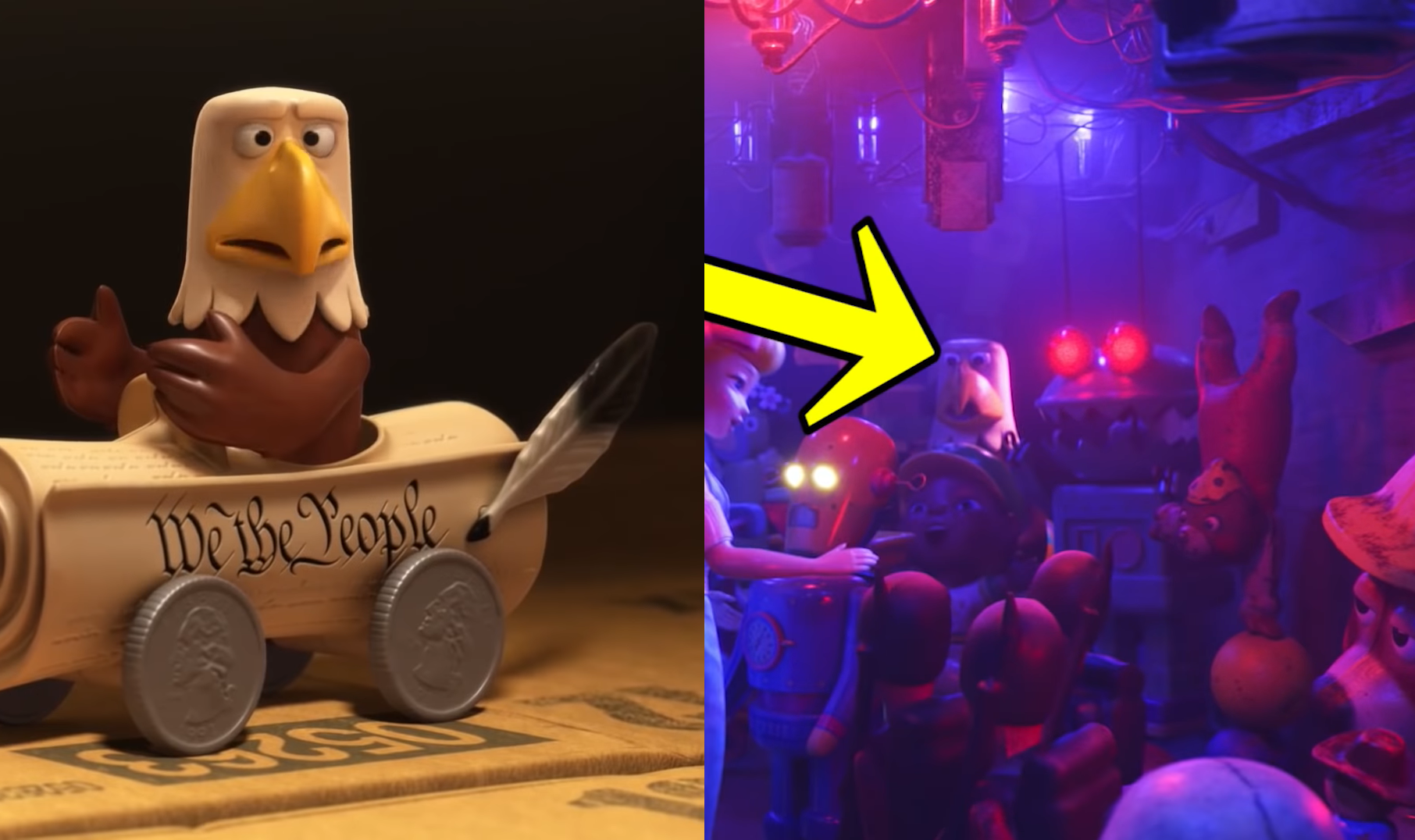 Tóm gọn 40 quả trứng phục sinh đầy thú vị được dấu kĩ trong Toy Story 4 - Ảnh 24. Tóm gọn 40 quả trứng phục sinh đầy thú vị được dấu kĩ trong Toy Story 4 - Ảnh 24.